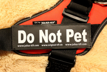 Julius K9 Do Not Pet Patch