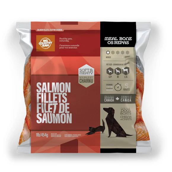 Big Country Raw Salmon Fillets 1lb