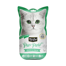 Kit Cat Purr Purees Chicken & Scallops 4 x 15g for Cats