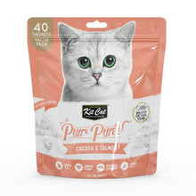 Kit Cat Purr Purees Chicken &  Salmon Wet Cat Treats 40 x 15gm