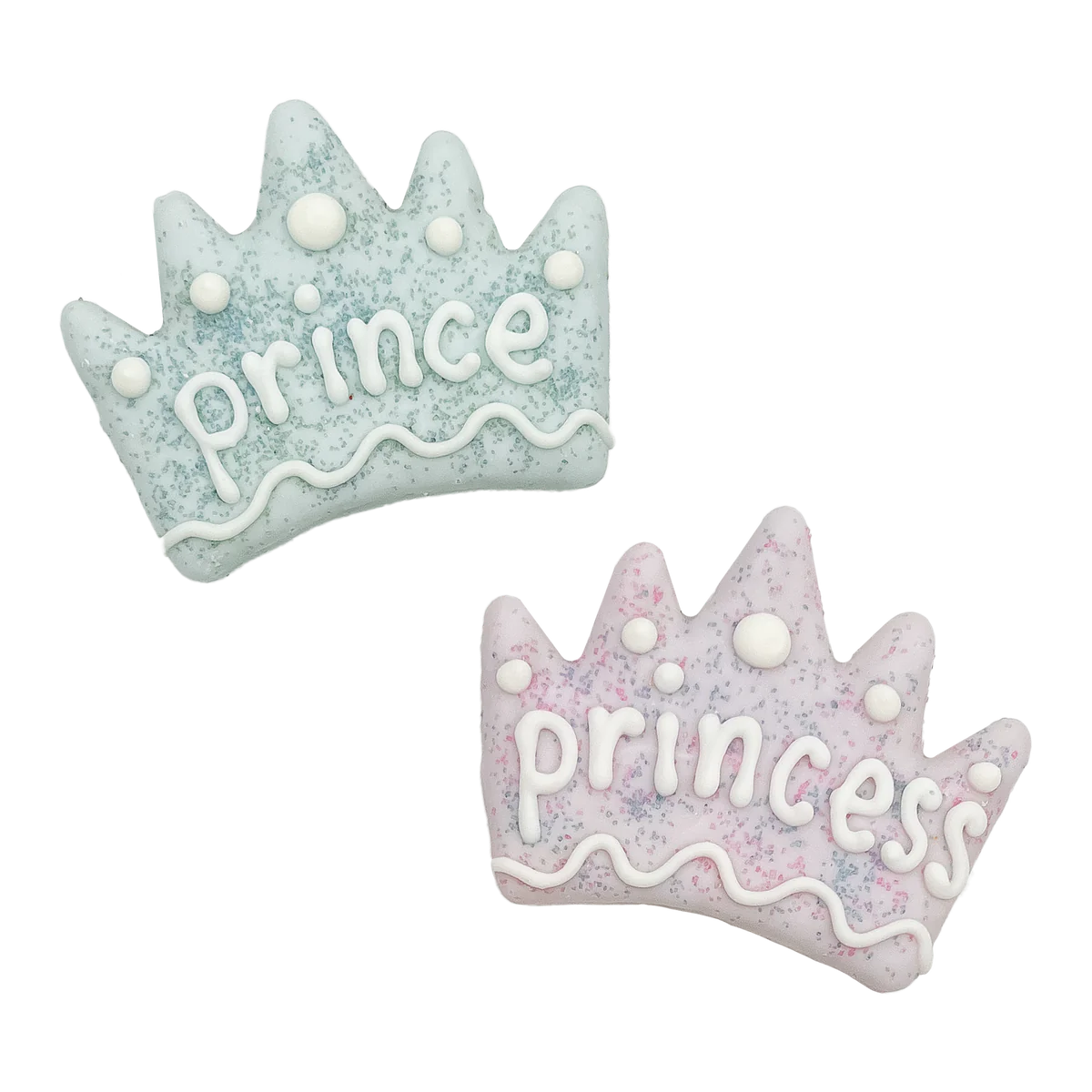 Bosco & Roxy's Royal Prince & Princess Crowns Dog Cookie