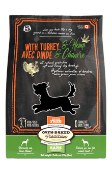 Oven Baked Tradition Turkey with Hemp 8oz Soft and Chewy Treats for Dogs 8oz