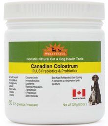 WellyTails Bovine Colostrum Supplement for Dogs 227g