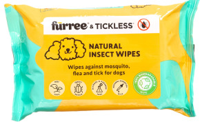 Furree & Tickless Natural Insect Wipes 20ct