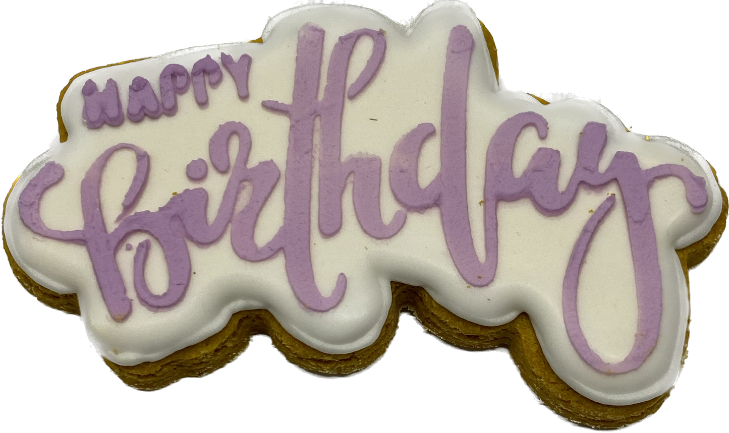 HappyNess Happy Birthday Sprinkle Gourmet Dog Cookie