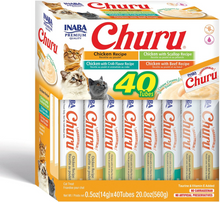 Inaba Churu Purees Chicken Recipe - 40 Pack