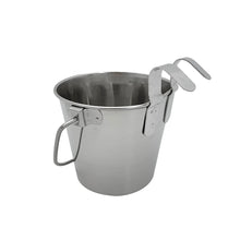 SST 1 Quart Stainless Steel Flat Back Bucket