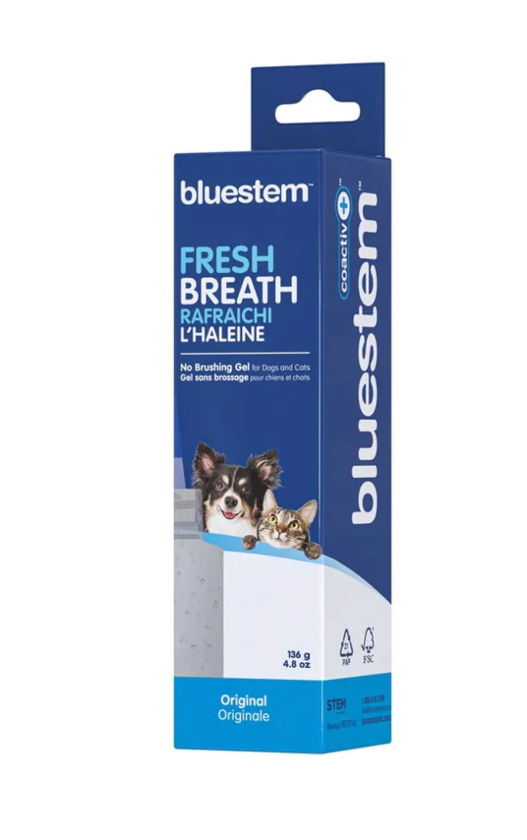 Bluestem No Brushing Gel for Dog and Cat - Original 2.4oz