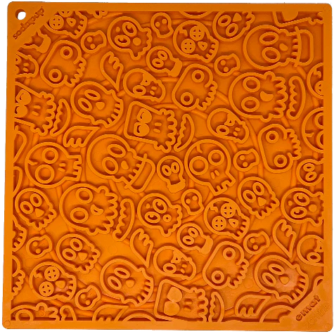 SodaPup Zombie Lick Mat Orange 8 x 10