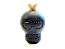 SodaPup Black Sugar Skull Treat Dispenser