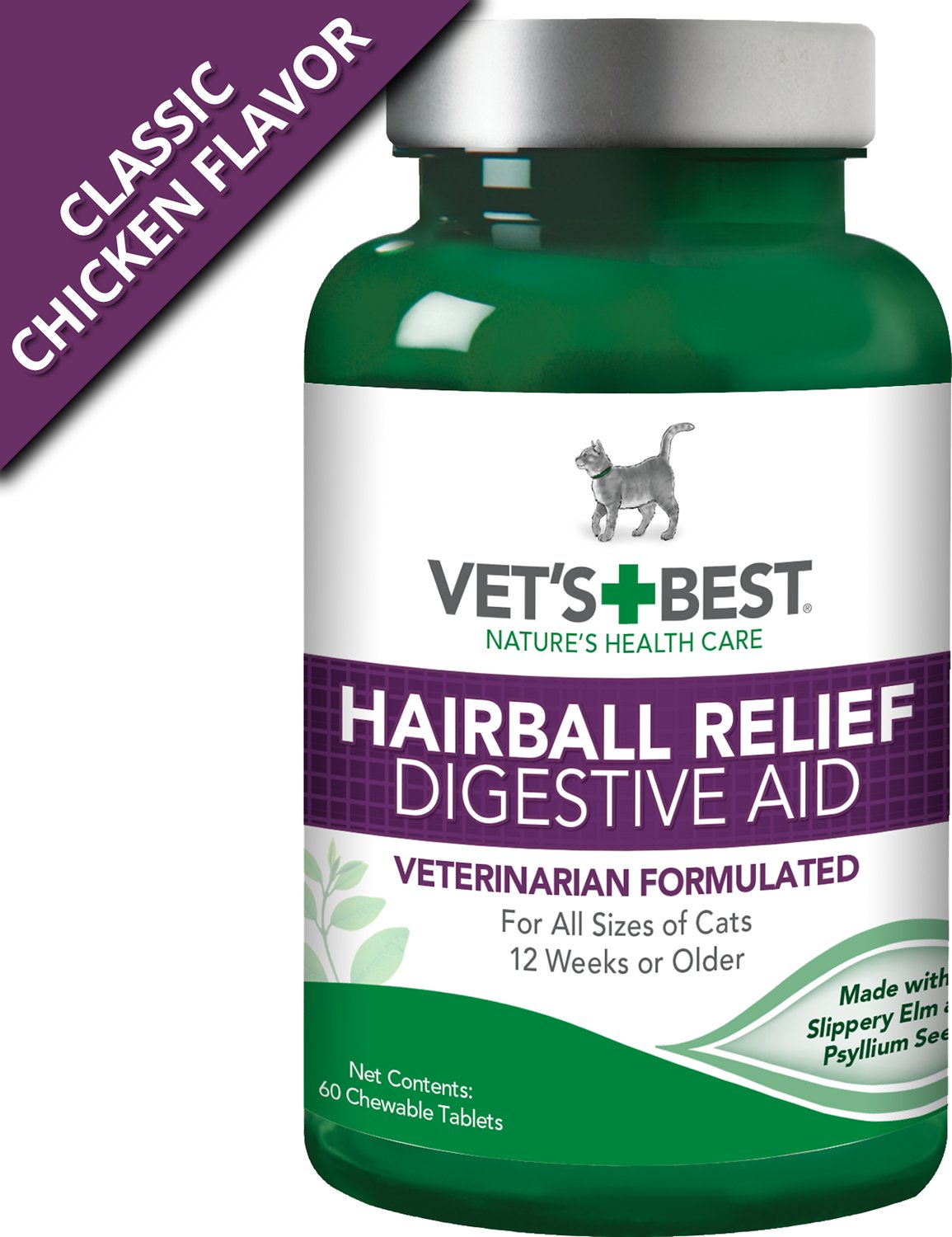 Vets Best Hairball Relief and Digestive Aid for Cats 60/pk