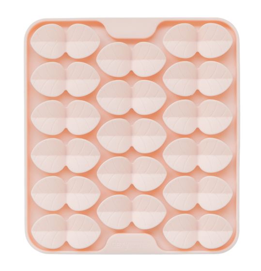 Dexy Paws Square Hide + Seek Blush Silicone Snuffle Mat