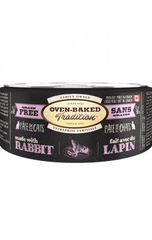 Oven Baked Tradition Grain Free Rabbit Pate for Cats 5.5oz