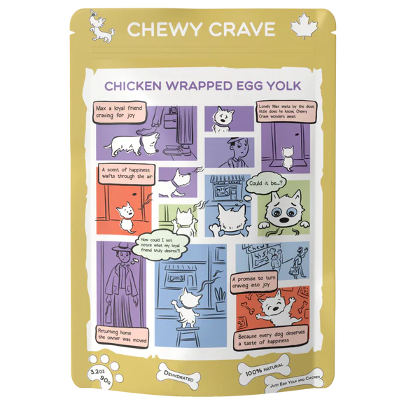 Chewy Crave Chicken Wrapped Egg Yolk 90g