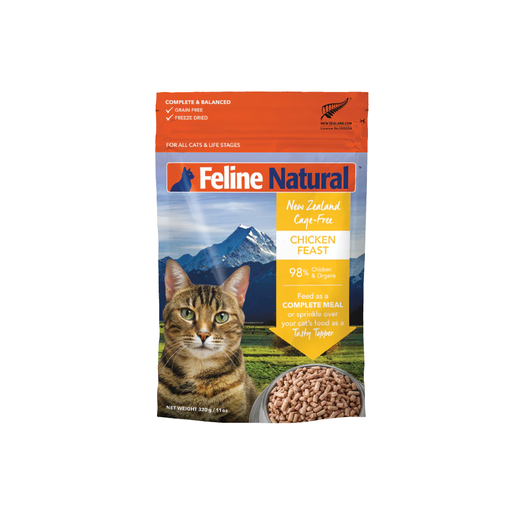 Feline Natural Chicken & Lamb Feast Freeze Dried Cat Food 320g