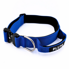 Pluto Pooch 4cm Royal Blue Heavy Duty Tactical Collar