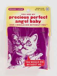 Blue Q Precious Perfect Angel Baby Organic Catnip Pouch