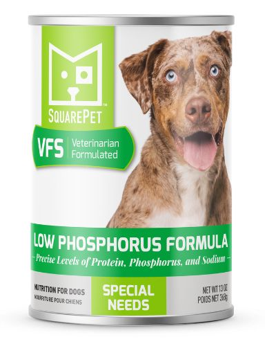 Square Pet VFS Low Phosphorous ( Kidney Support ) for Dogs 13oz