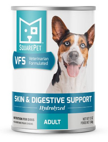 Square Pet VFS Skin & Digestive Support (Hydrolyzed Protein)  for Dogs 13oz