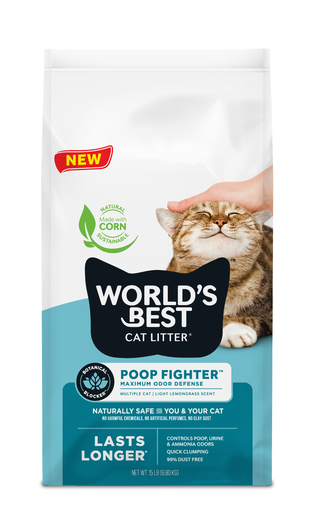 World's Best Poop Fighter Clump Litter
