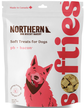 Northern Pet PB & Bacon Softies 170g