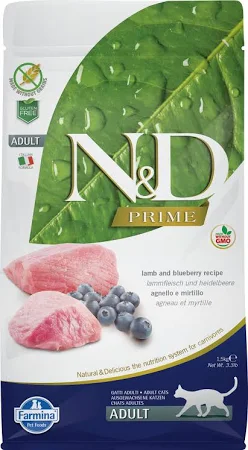 Farmina N&D Adult Cat Lamb & Blueberry 5kg