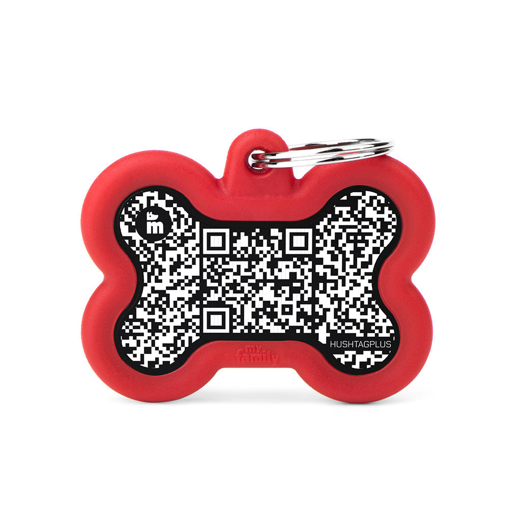 My Family Red Bone Hushtag Plus QR Code