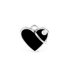 My Family Small Black Basic Handmade Heart