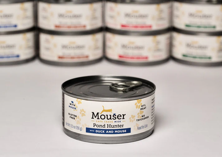 Mouser Pond Hunter - Duck and Mouse for Cats 5.5oz