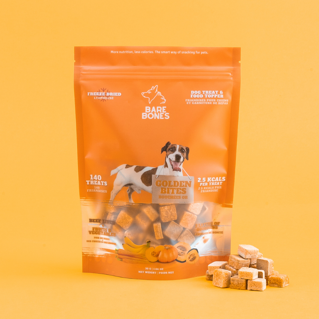 The Barebones Co. Golden Bites 35g - 140 treats/bag