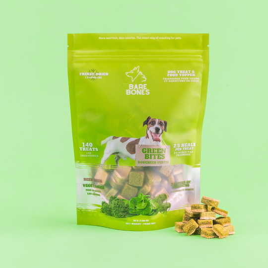 The Barebones Co. Green Bites 35g - 140 Treats/bag