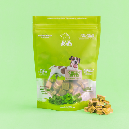 The Barebones Co. Green Bites 35g - 140 Treats/bag