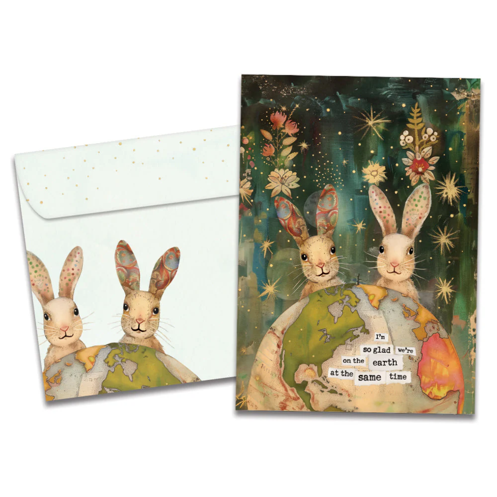 TreeFree Greeting Cards Earth Rabbits