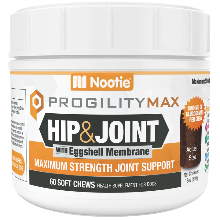 Progility Max Hip & Joint with Eggshell Membrane Chews 60pc