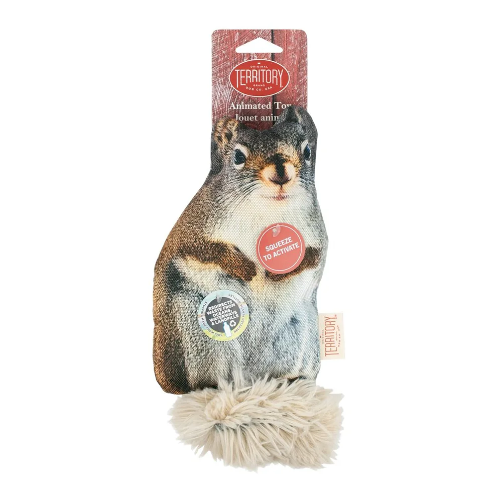 Original Territory Animated Floppy Squirrel Tail Toy