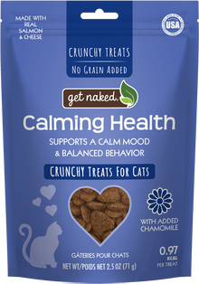 Get Naked Cat Calming Crunchy Treats with Salmon and Cheese 2.5oz