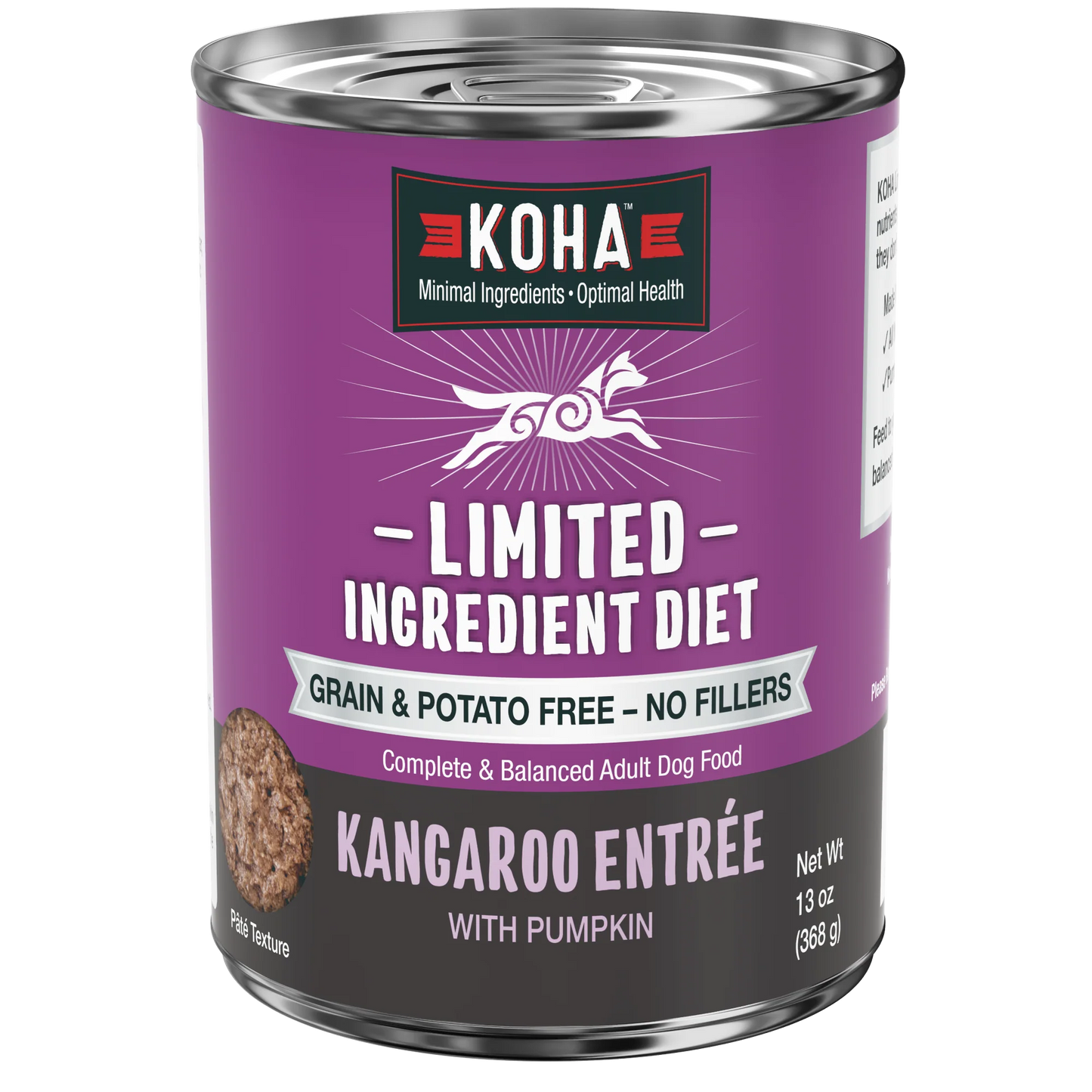 KOHA Kangaroo Pate for Dogs 13oz