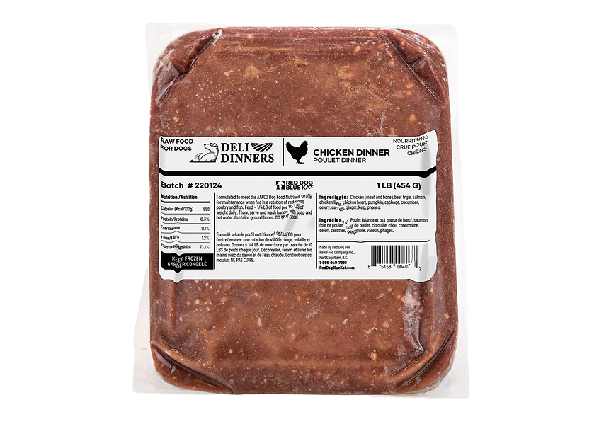 Red Dog Blue Kat Deli Chicken Dinner for Dogs 1lb