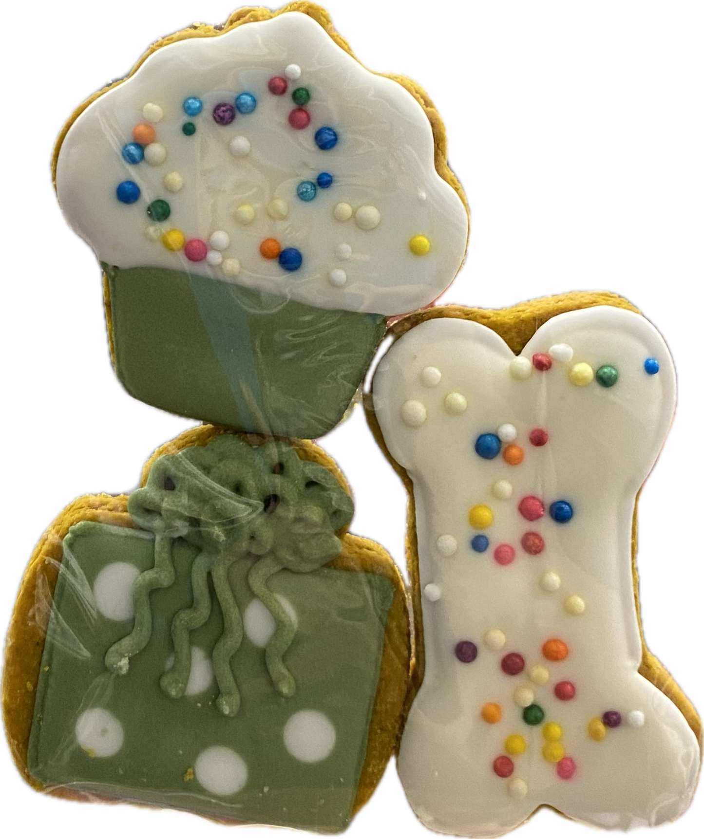 HappyNess Birthday 3 Pack HappyBites Gourmet Dog Cookies