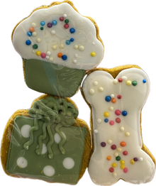 HappyNess Birthday 3 Pack HappyBites Gourmet Dog Cookies