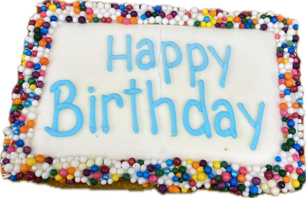 HappyNess Happy Birthday Sprinkle Gourmet Dog Cookie