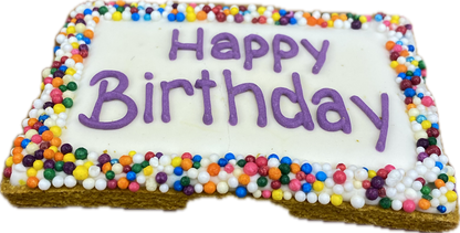 HappyNess Happy Birthday Sprinkle Gourmet Dog Cookie