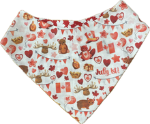 Colly's Creations Oh Canada Reversible Bandanna for Dogs