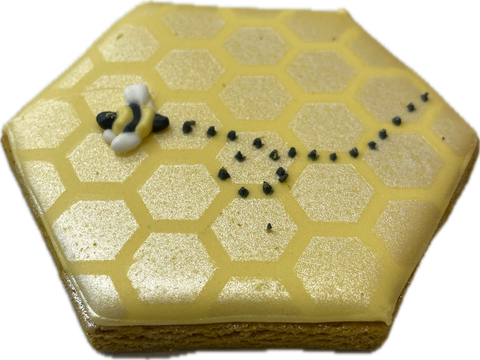 HappyNess Bee Honeycomb Gourmet Dog Cookie