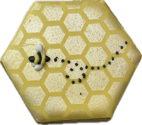 HappyNess Bee Honeycomb Gourmet Dog Cookie
