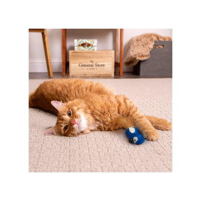 Instincts by SmartyKat Chatty Chirp HappyNip  Silvervine & Catnip Plush Bird Electronic Sound Cat Toy