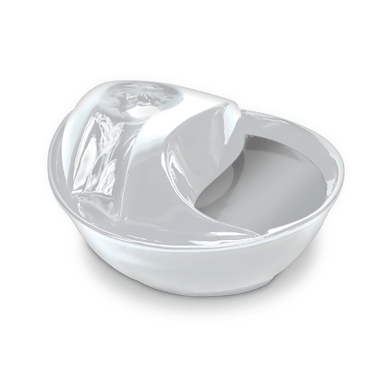 Pioneer Pet Raindrop White Ceramic Water Fountain