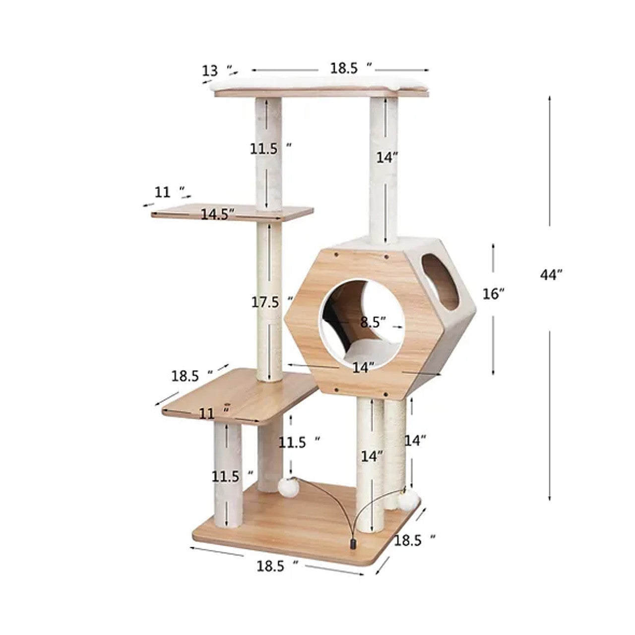 PetPals Group Wagon Style Cat Tree