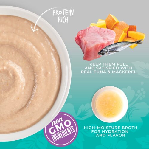 Tiki Cat Silver Mousse Tuna, Mackerel & Pumpkin Cat Food 2.8oz