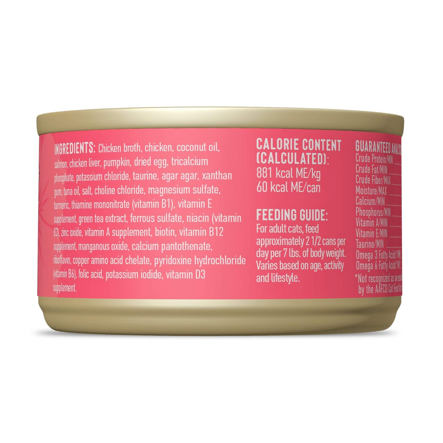 Tiki Cat Silver Pate Chicken, Salmon and Chicken Liver in Broth Cat Food 2.4oz